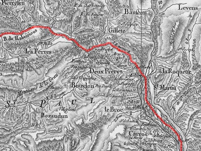 Carte Cassini Deux Frres